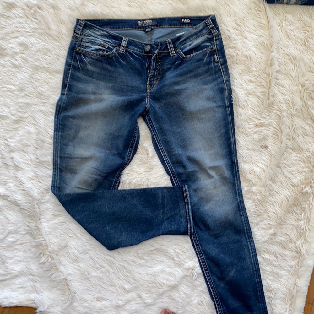 Silver jeans